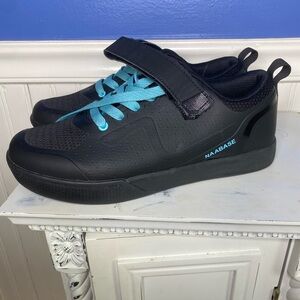 Naabase Black Sneakers with Blue Laces